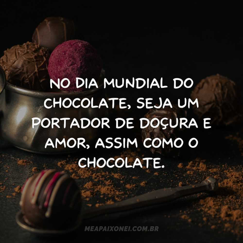 dia mundial do chocolate frases