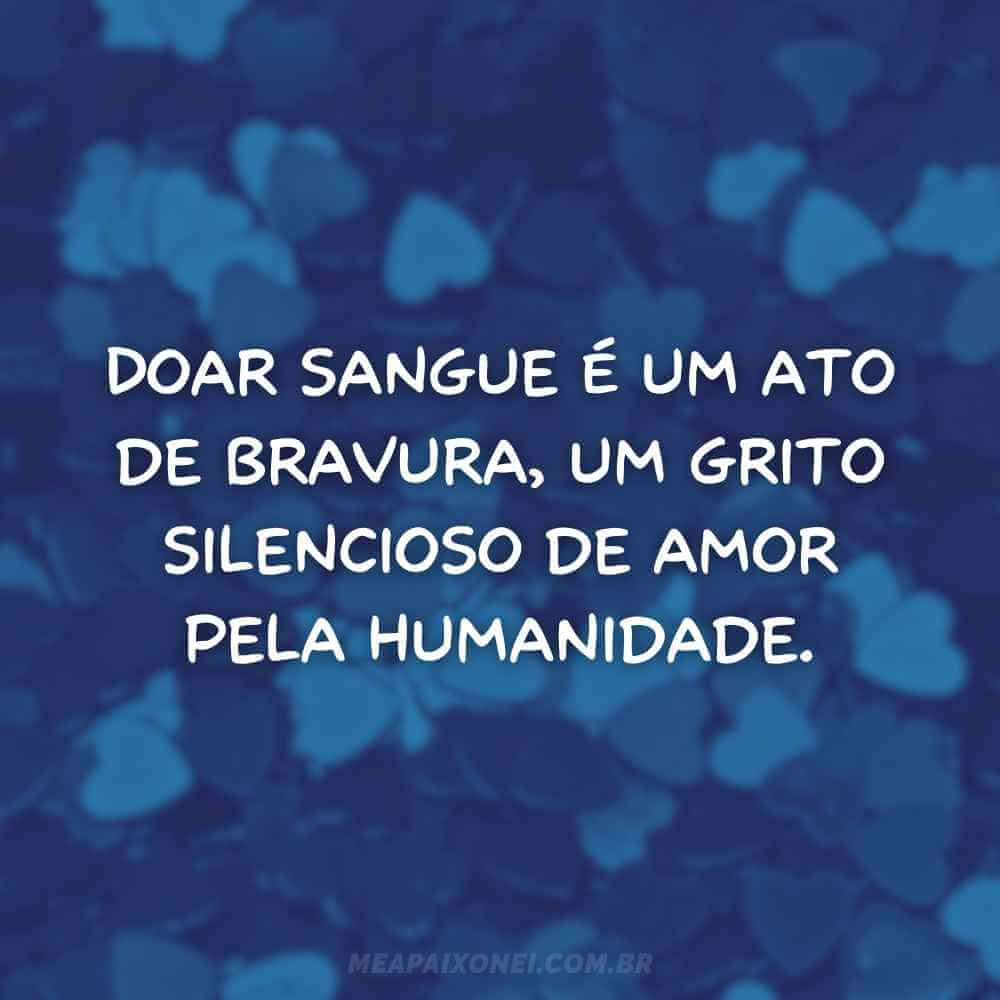 Doar sangue frases