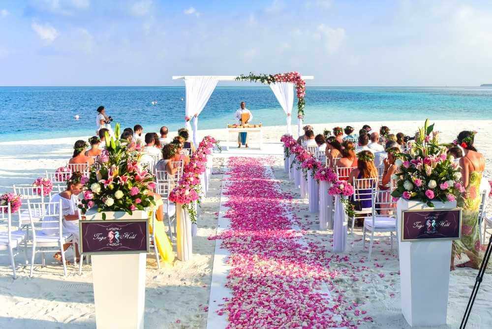Planejamento de casamento, cerimonia de casamento, decoração de casamento na praia