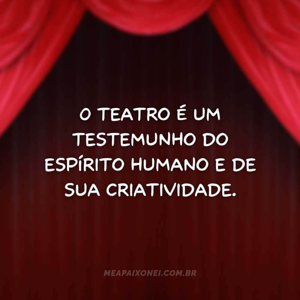 frases do Dia do Teatro