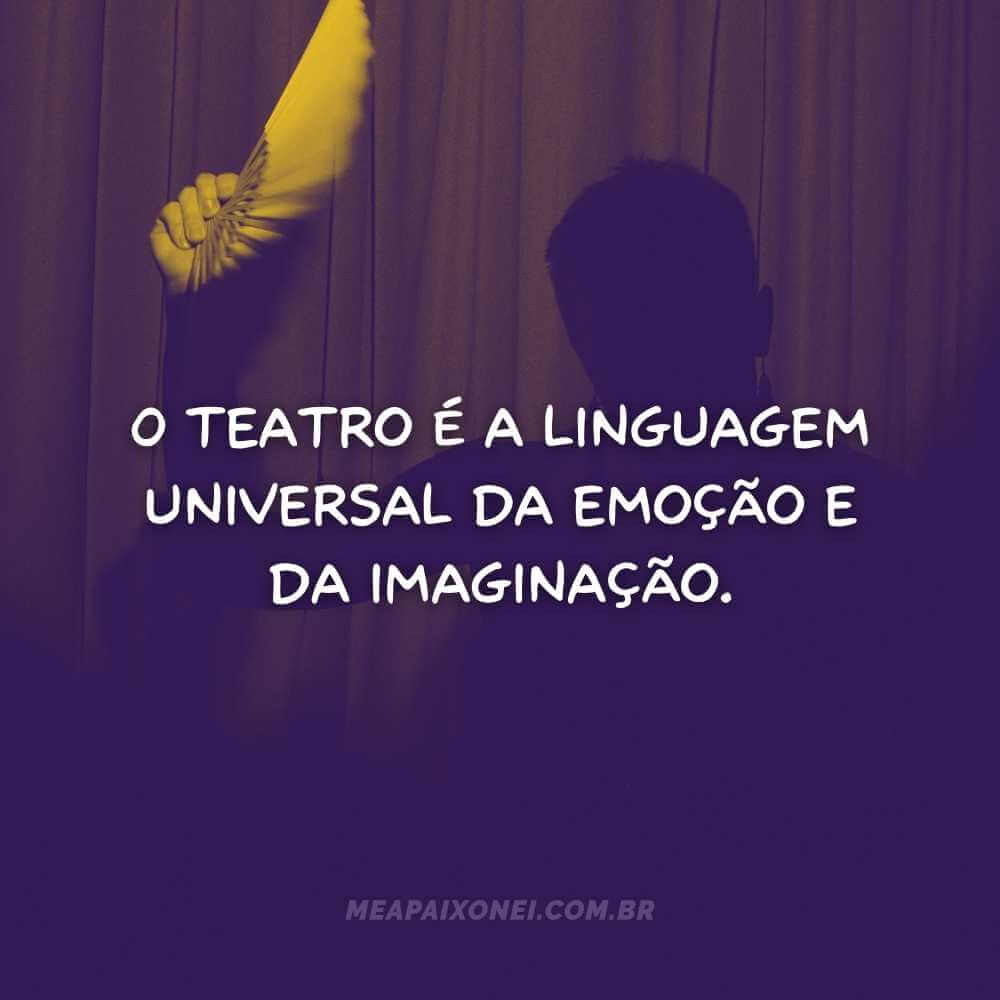 frases do Dia do Teatro