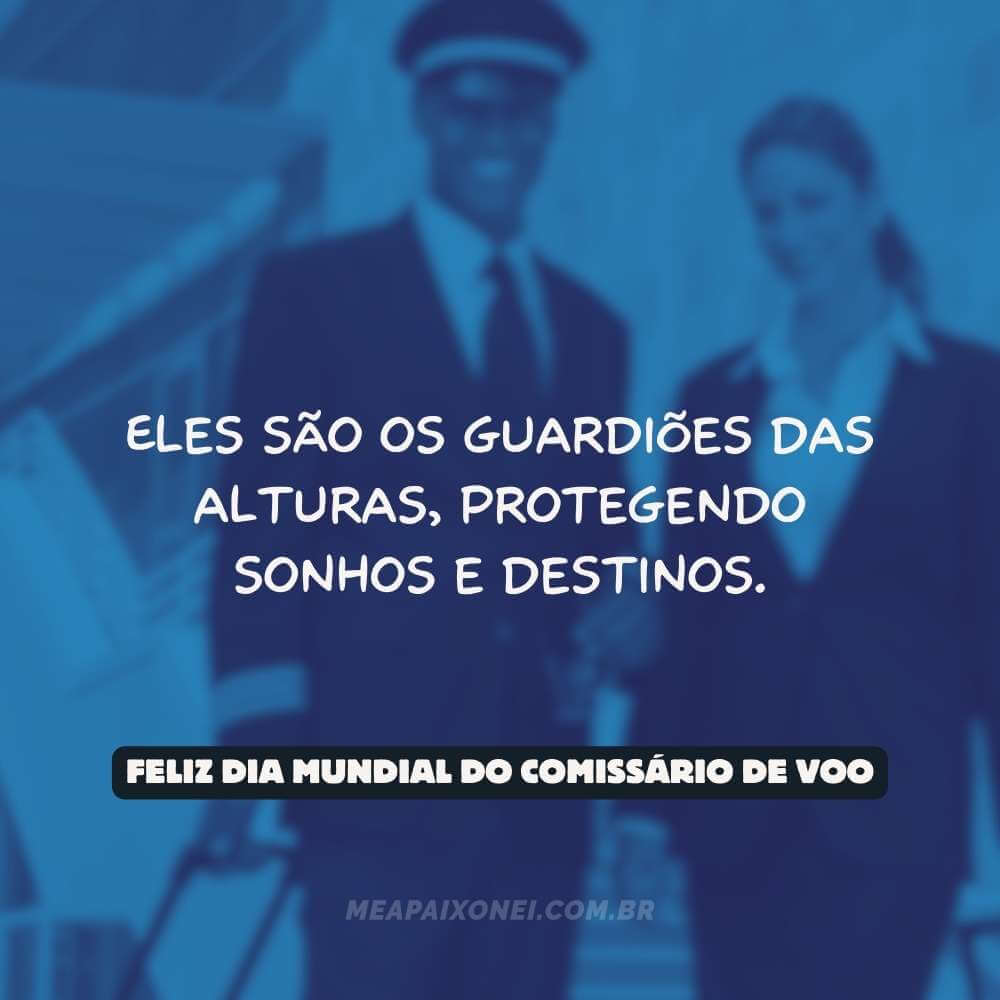 Frases do Dia Mundial do Comissário de Voo