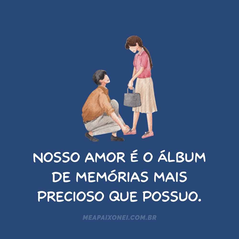 Frases de amor e doces memórias
