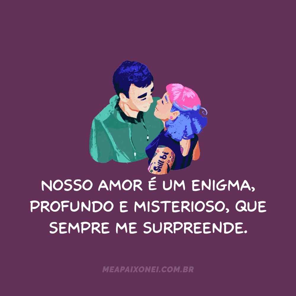 Os enigmas do coração: frases de amor e intrigantes mistérios