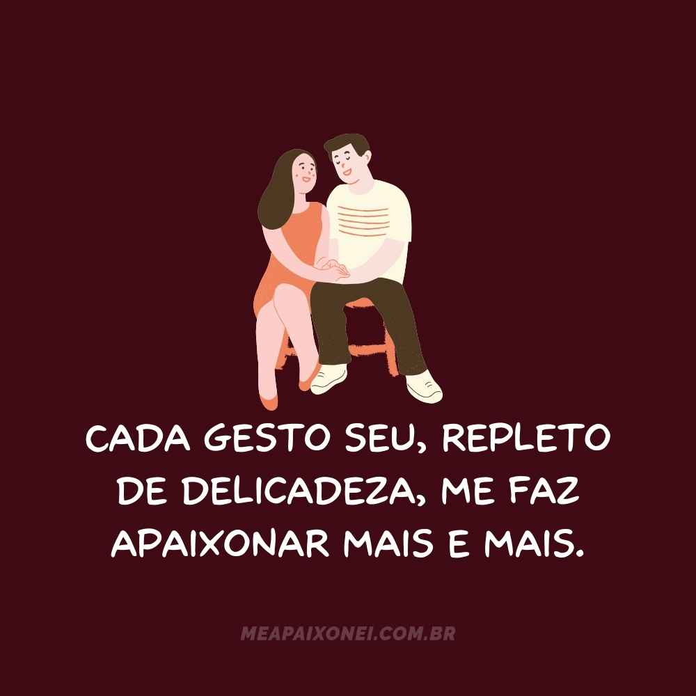 Com a suavidade de um sussurro: frases de amor e ternura