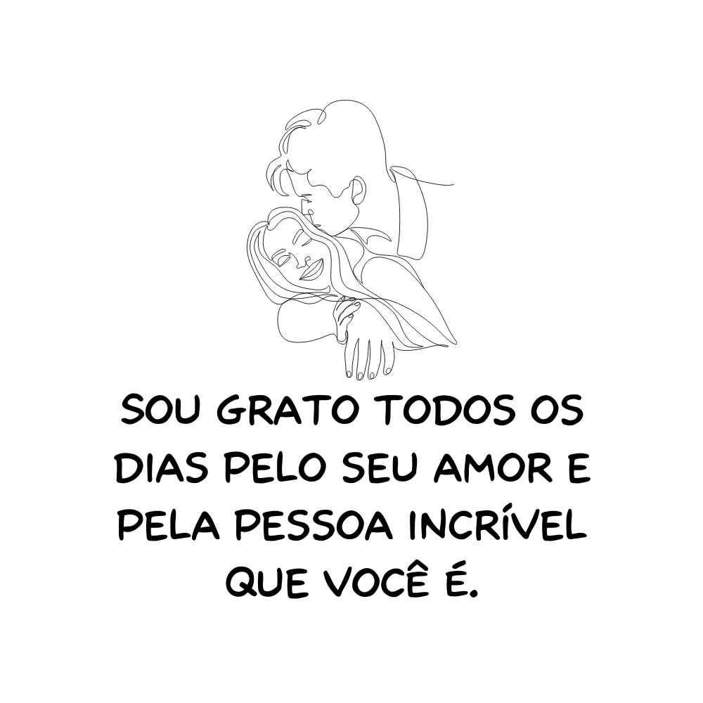 Frases de amor que expressam gratidão