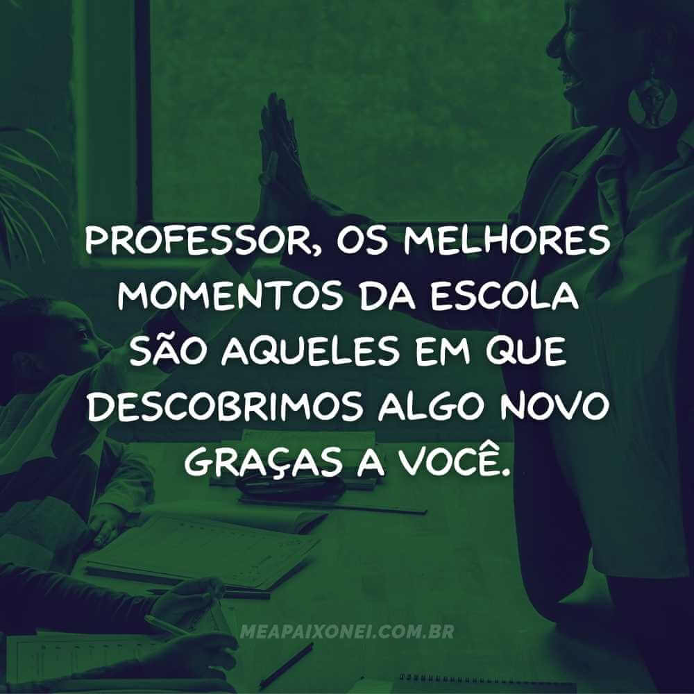 Frases para o dia dos professores