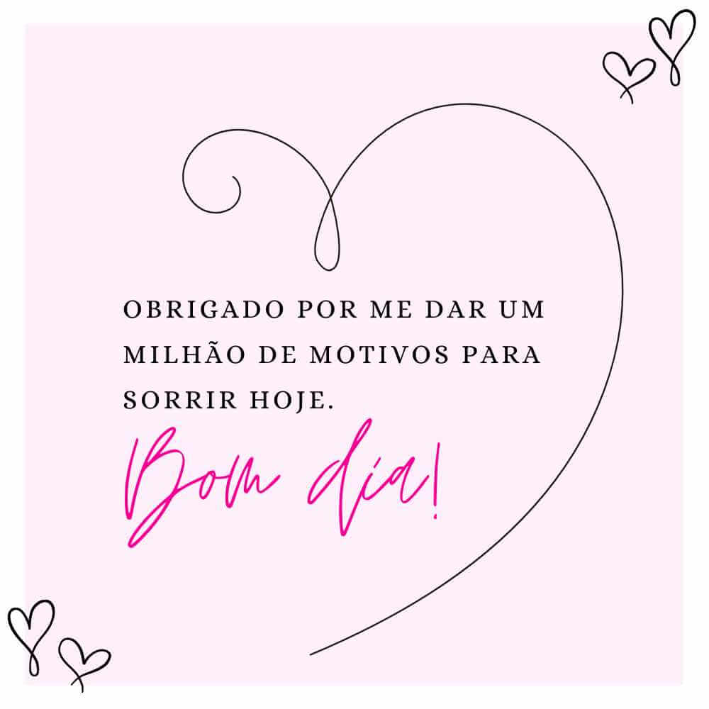 Bom dia romântico para conquistar em todas as manhãs
