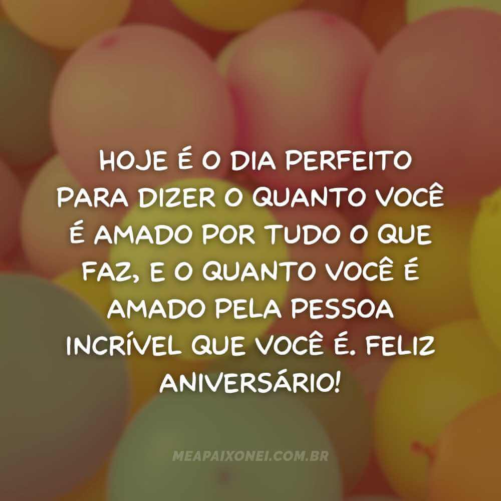 Mensagem de feliz aniversário para WhatsApp grátis