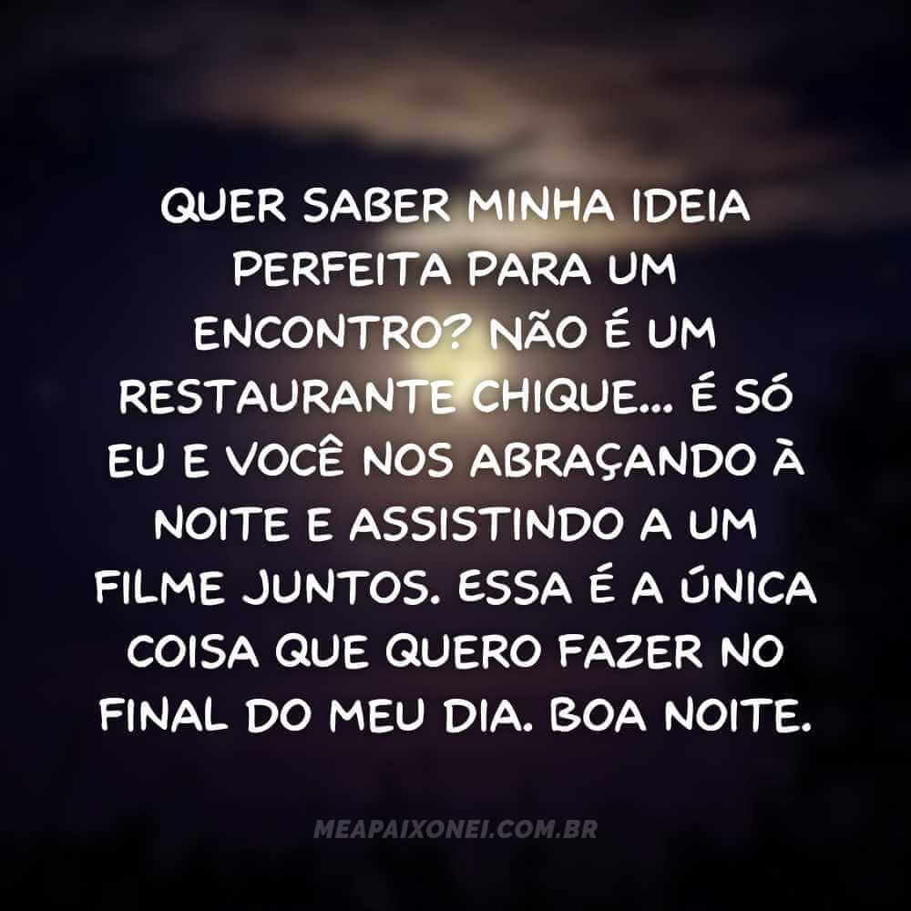 Mensagens de boa noite para ela