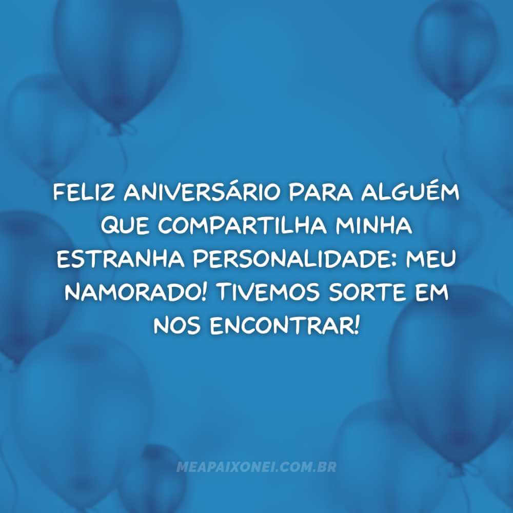 Msg de aniversário divertidas para seu namorado
